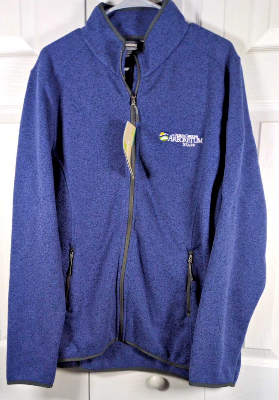 NWT Landway Fleece Jacket Women's 2XL Blue Ashton Sweater Knit Arboretum Stuff